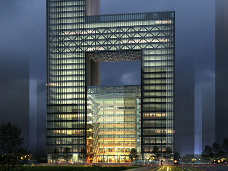 Office in Wuhan, Poly Plaza